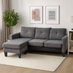 Urban Lounger 3-Seater Sofa with Ottoman + FREE Rug, Coffee Table & Bookshelf - Image 3