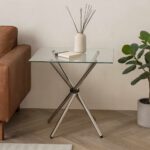 Glass Top Dining Accent Table – MWDT7 - Image 2