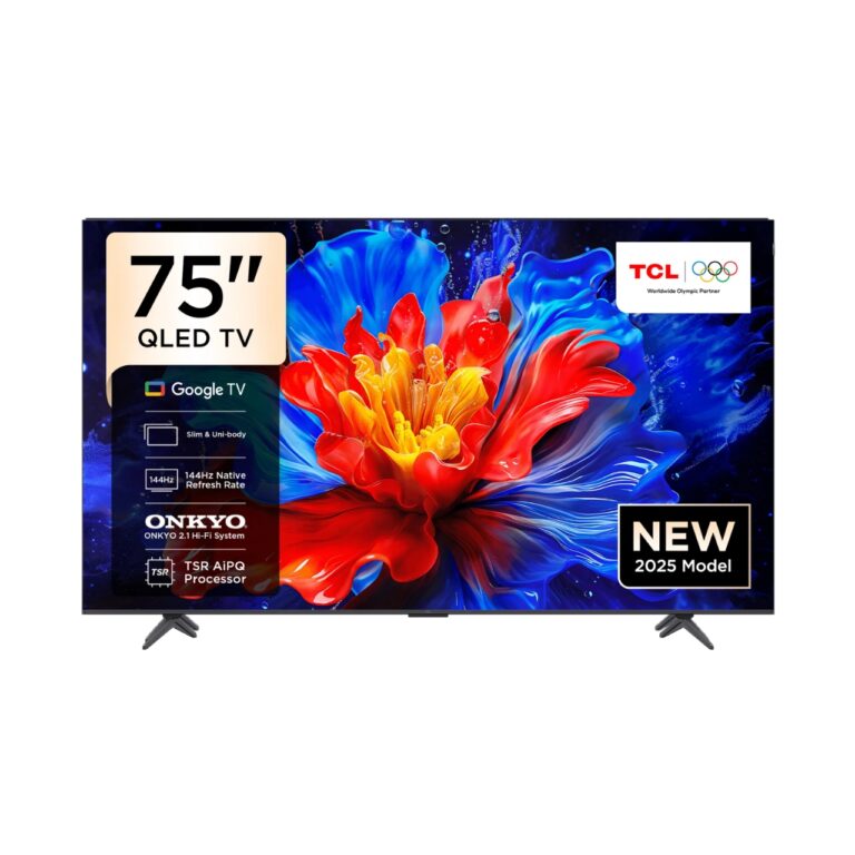 TCL 75-Inch QLED Ultra HD (4K) Google TV – 75P8K 2025 Edition
