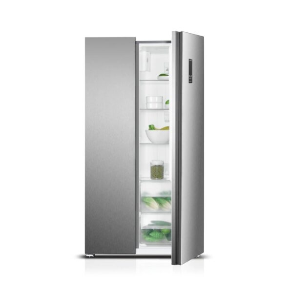 Univa 442L Side by Side Fridge Metallic UFF2-570M