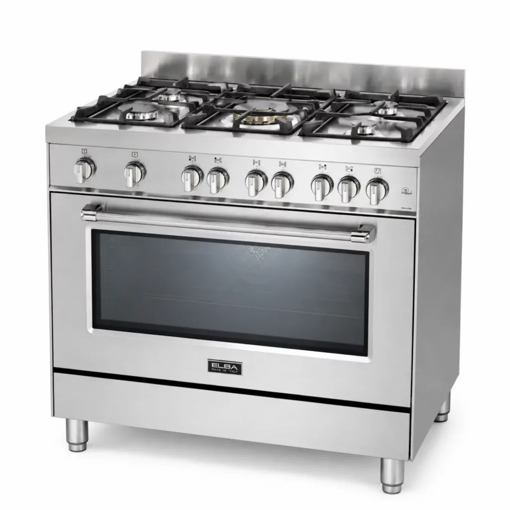 ELBA 90cm Full Gas Stainless Cooker - 01/9S4EX988NN