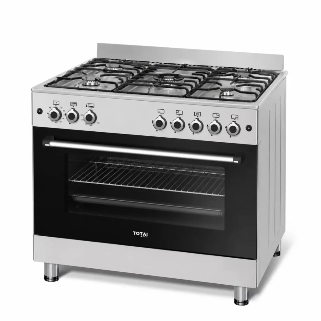 Totai - 90cm 5 Burner Gas Stove With Gas Oven - 03/T800
