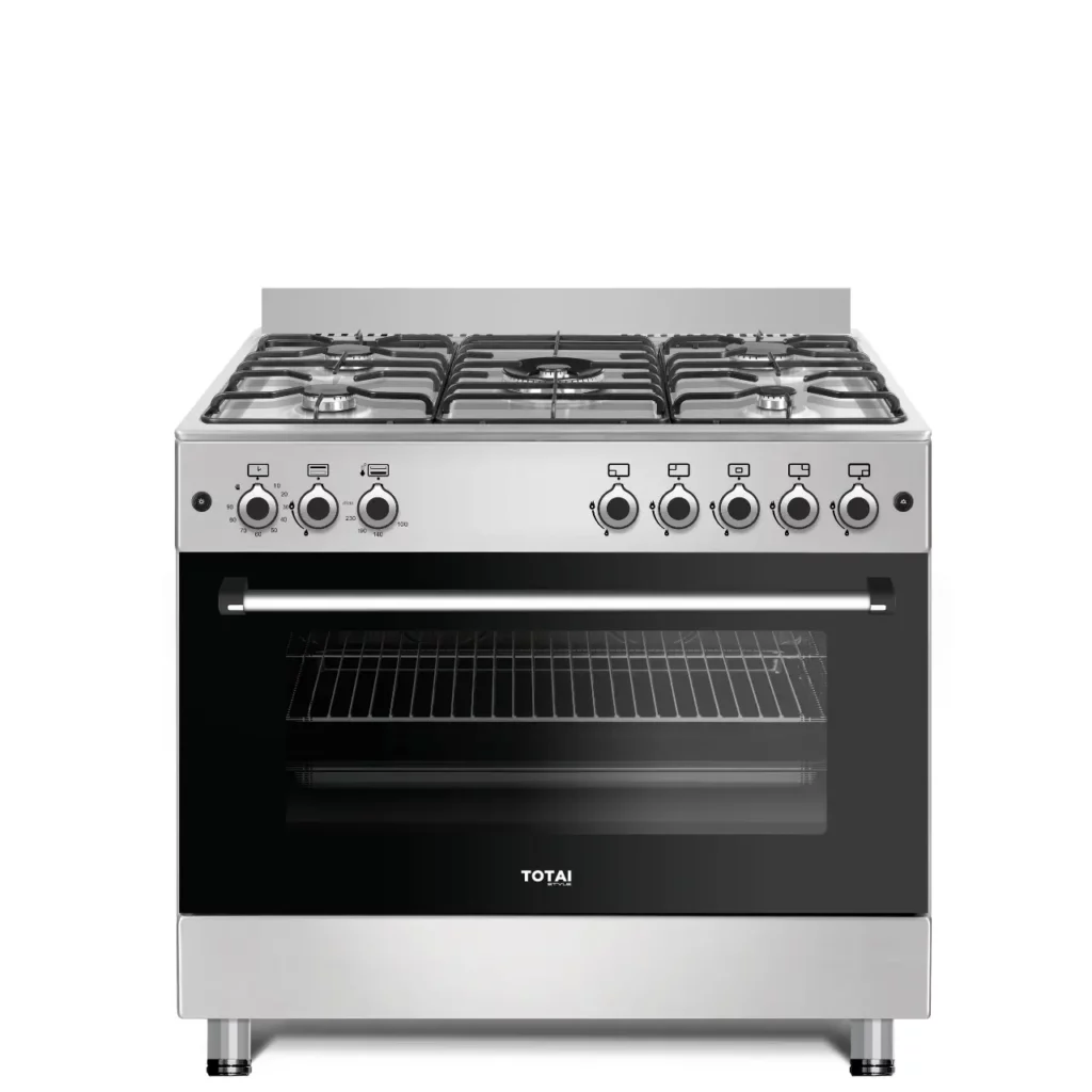 Totai - 90cm 5 Burner Gas Stove With Gas Oven - 03/T800
