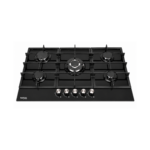 Totai - 90cm 5 Burner Gas Hob Gas On Glass - 03/TS5BNR-GG