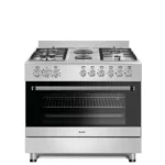 Elba Essential - 4 Burner Gas-2 Electric Plate Stove 90cm Silver - 04/96CL727