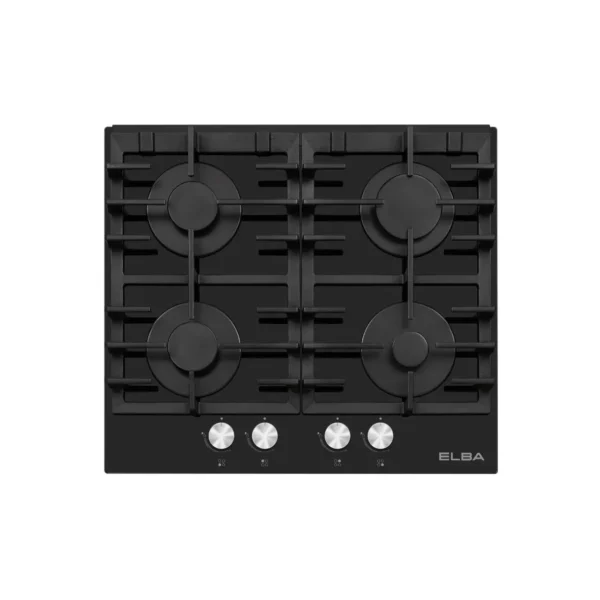 ELBA 60cm 4 Gas Burner Gas On Glass Hob - 04/T65-450G