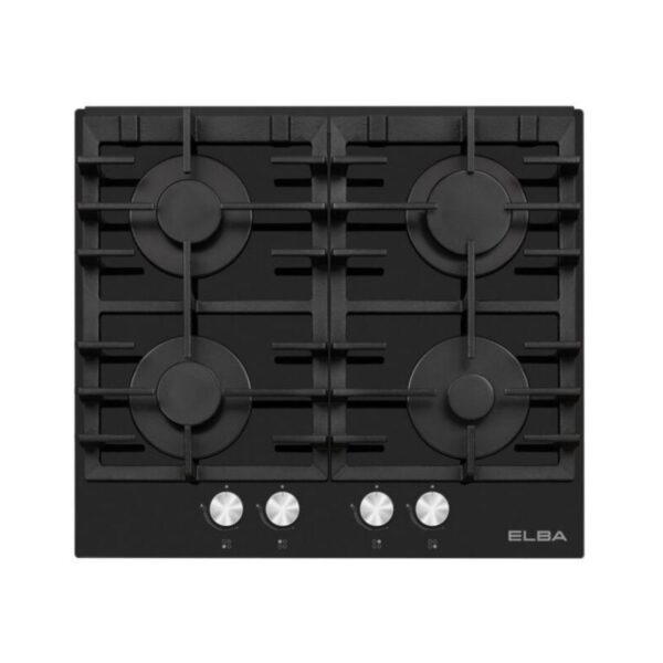 ELBA 60cm 4 Gas Burner Gas On Glass Hob - 04/T65-450G