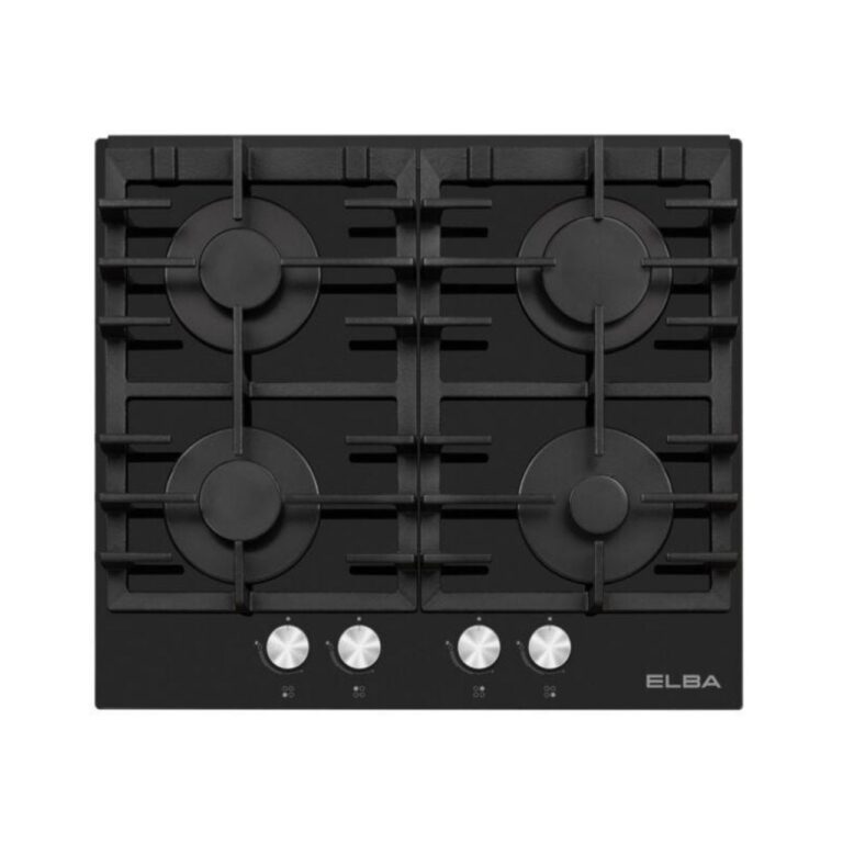 ELBA 60cm 4 Gas Burner Gas On Glass Hob - 04/T65-450G