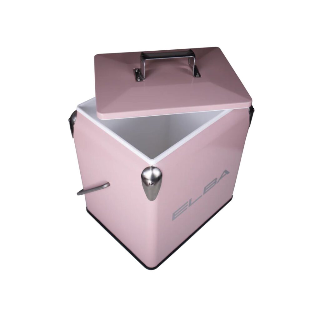 Elba - Metal Cooler Box 13L Pink - 05/MCB-P