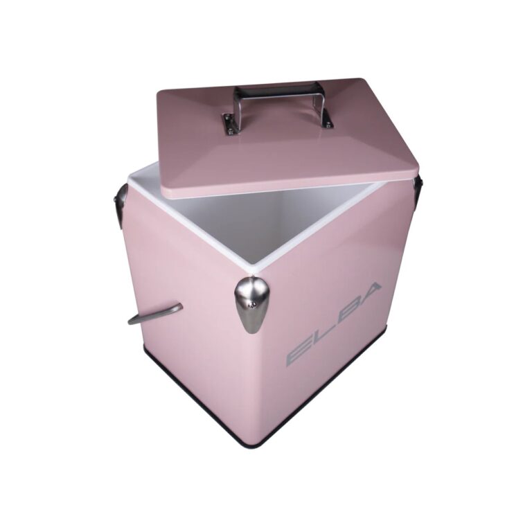Elba - Metal Cooler Box 13L Pink - 05/MCB-P