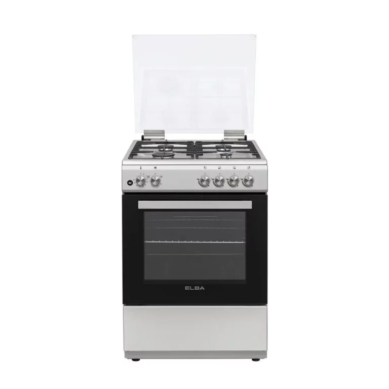 ELBA Gas Stove 4 Burner - Gas Oven - 60cm Stainless Steel - 04/66CL442G