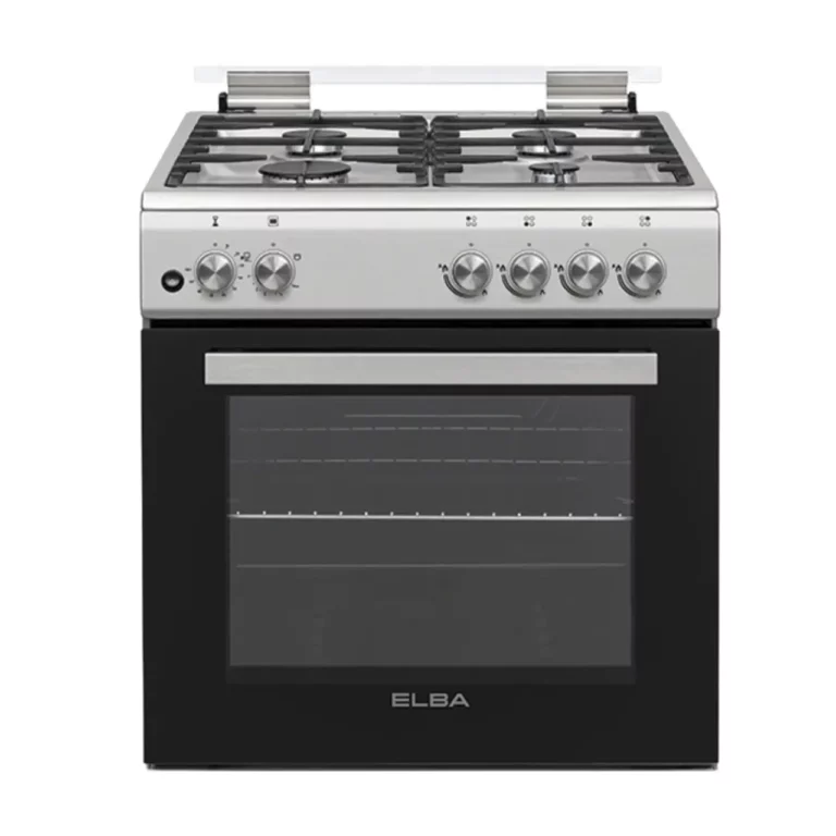 ELBA Gas Stove 4 Burner - Gas Oven - 60cm Stainless Steel - 04/66CL442G