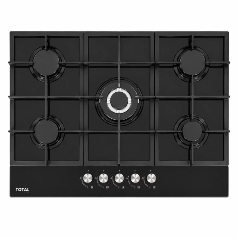 Totai - 90cm 5 Burner Gas Hob Gas On Glass - 03/TS5BNR-GG