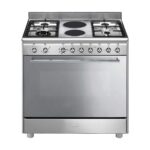 Smeg - 90cm Gas Electric 6 Burner Cooker - SSA92MAX9