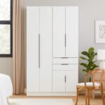Contempo High Gloss 4-Door Wardrobe - MW421