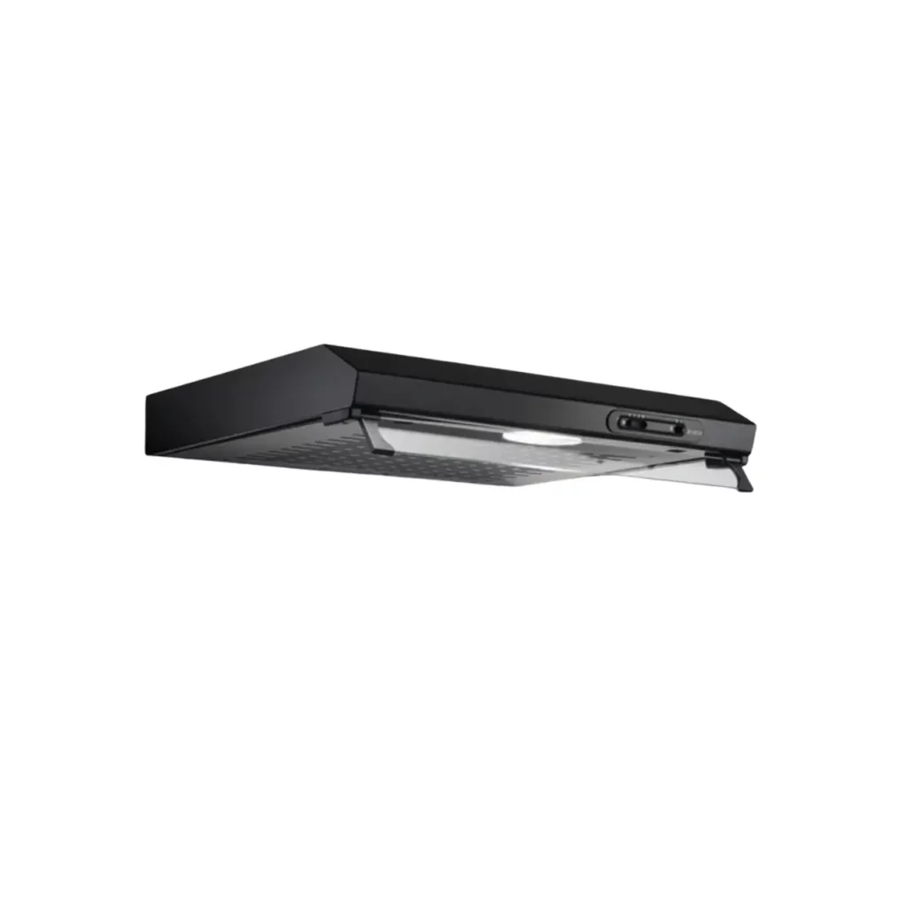 ELBA- Elica 60cm Undercabinet Cooker Hood With Glass (Black) - 10/VERVE LUX 60BLK