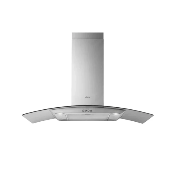 ELBA - Elica 90cm Curved Glass Cooker Hood - 10/CIRCUS90
