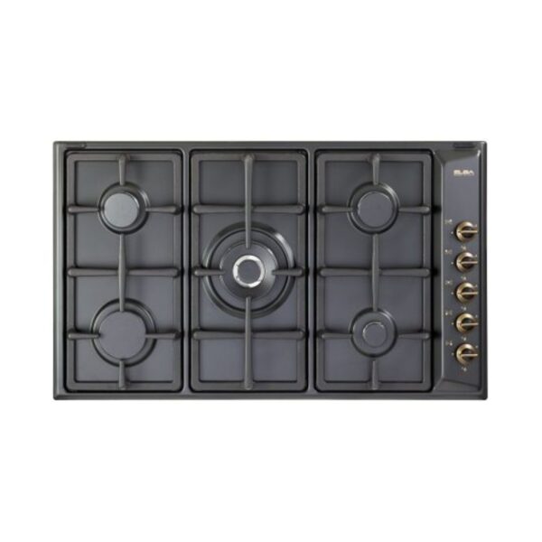 ELBA Elio 90cm 5 Burner Gas Hob - 02/EN95-545AND