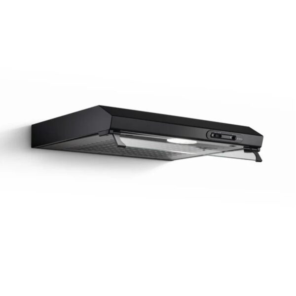 ELBA- Elica 60cm Undercabinet Cooker Hood With Glass (Black) - 10/VERVE LUX 60BLK