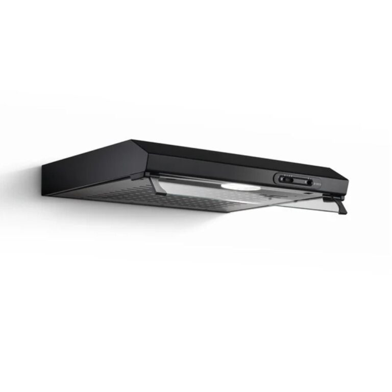 ELBA- Elica 60cm Undercabinet Cooker Hood With Glass (Black) - 10/VERVE LUX 60BLK