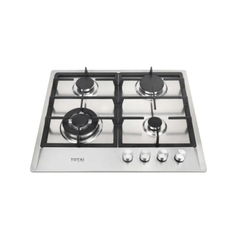 Totai - 60cm 4 Burner Gas Hob Stainless Steel - 03/TS4BNR-SS
