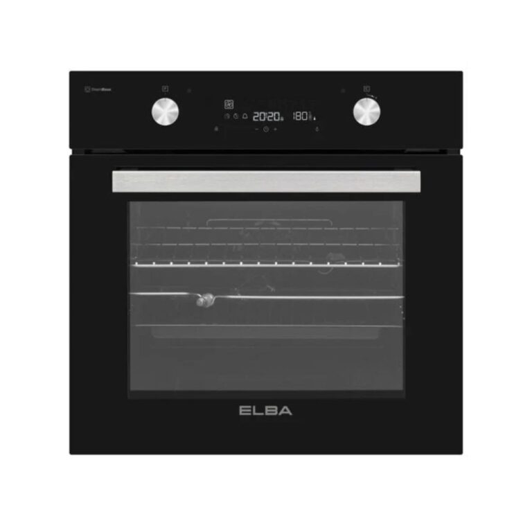Elba - 60cm Multifunction Electric Oven With Black Glass Finish - 04/T60-7