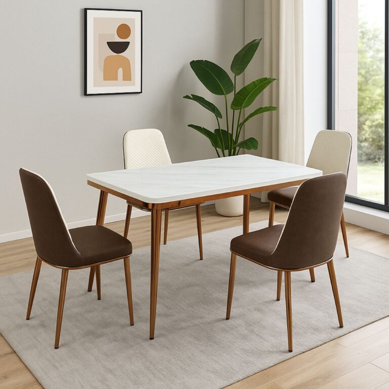 Rose Gold Dining Set 1 + 4 - MW44