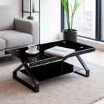Midnight Glass Coffee Table – MWCT6871 - Image 2
