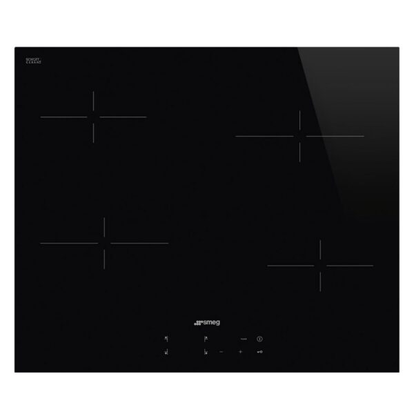 Smeg 60cm Black Glass Ceran Hob – SE264TD1
