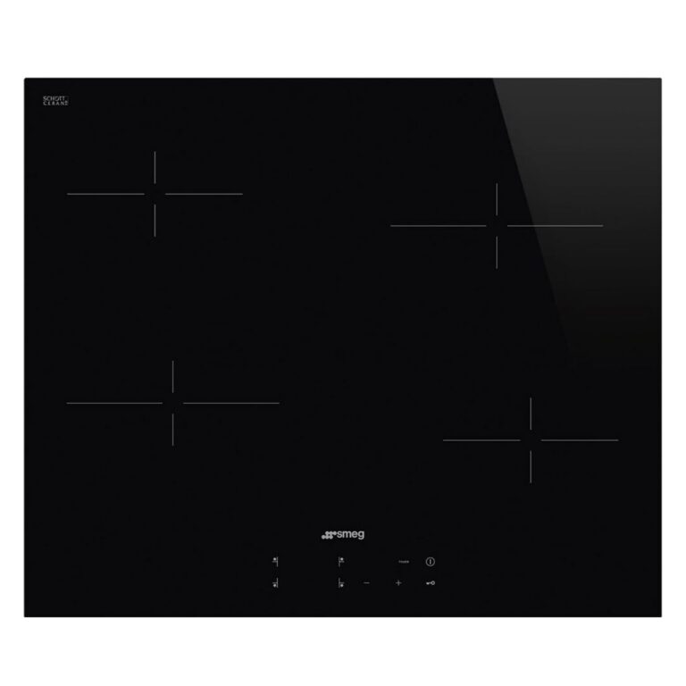 Smeg 60cm Black Glass Ceran Hob – SE264TD1