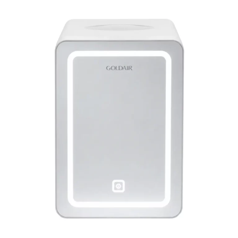Goldair - 6LT Compact Beauty Cooler with Mirror & LED Light - GMR-600