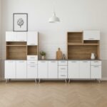 Premium 3-Piece Kitchen Storage Combo – UK Oak & Snow White - Image 2