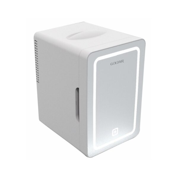 Goldair - 6LT Compact Beauty Cooler with Mirror & LED Light - GMR-600