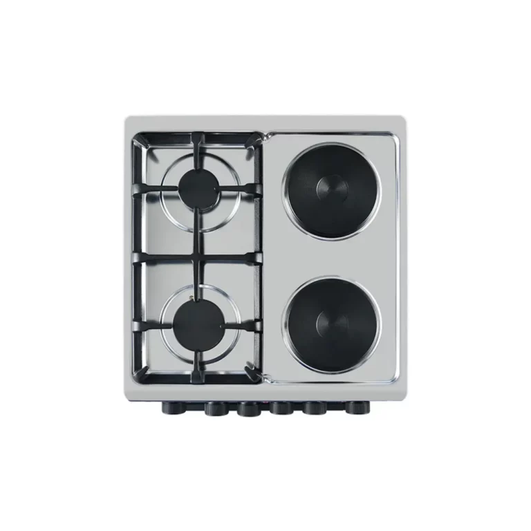 King Steel Dual Fuel Stove with Electric Oven and Grill, KGEP522BI