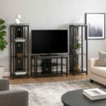 3 Piece Glass Mount TV Stand – MWTV212 (2)