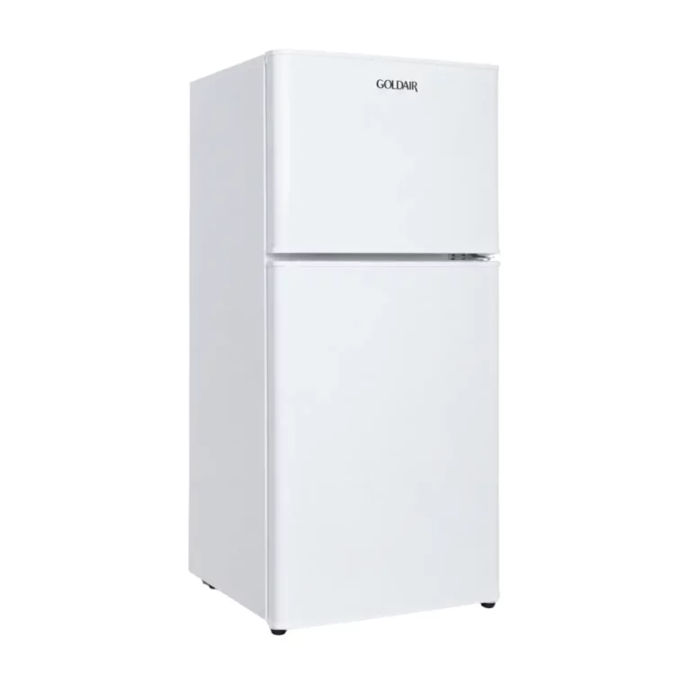Goldair 120L White Upright Freezer and Bottom Fridge - GDD-120