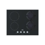 Defy - 65cm Hybrid Hob 2 Gas Burner 2 Ceramic Plates - DHG606