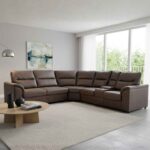 Lounge Suite Manhatten Corner - Brown (3)