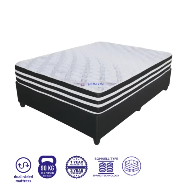 Coastal Bed – Flexifoam Double Base + Mattress