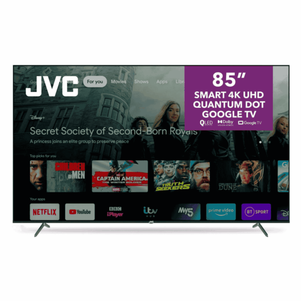 JVC - 85-inch 4K UHD QLED Smart TV - LT-85NQ7145