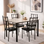 Modern Dining Set (1+4) - MW550B