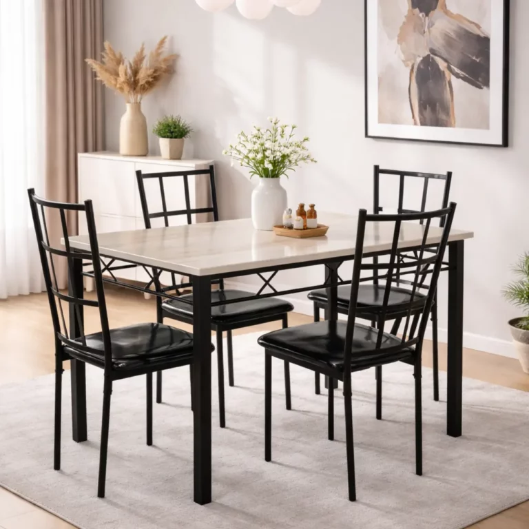 Modern Dining Set (1+4) - MW550B