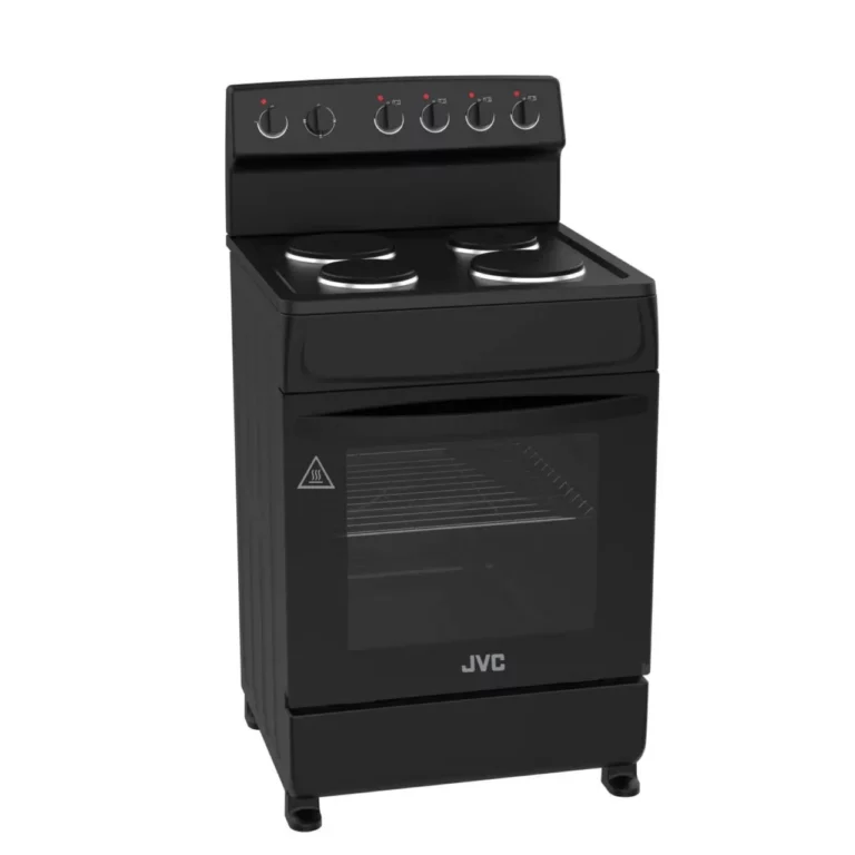 JVC 4 Plate Electric Stove 600mm Black – WGNFOE60B5S