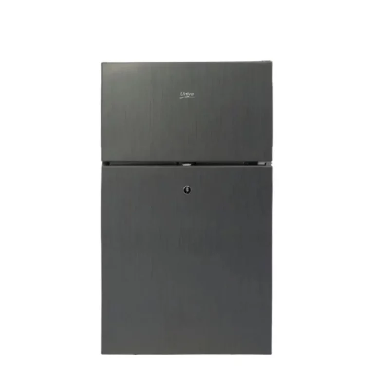 Univa Bar Fridge Double Door Metallic 86L – UT120M