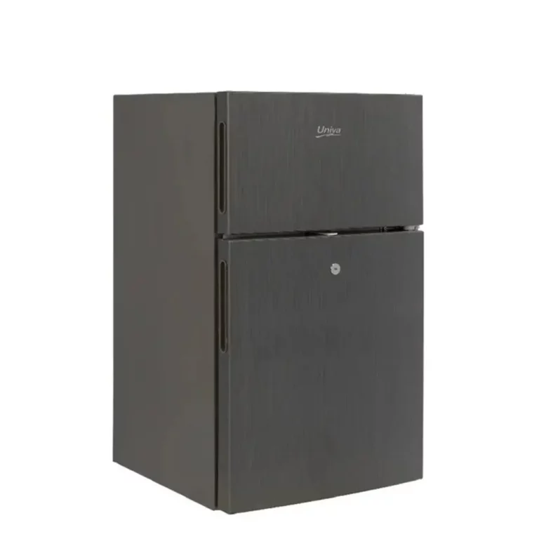 Univa Bar Fridge Double Door Metallic 86L – UT120M