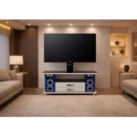 TV Stand with Built-in Speakers – Entertainment Unit - MWTVK05