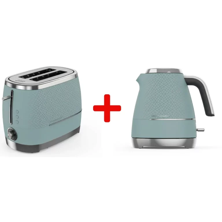 Beko Teal Kettle & Toaster Set - WKM8307T + TAM8202T