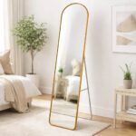 Full Length Gold Frame Standing Floor Mirror – MWCV4 - Image 2