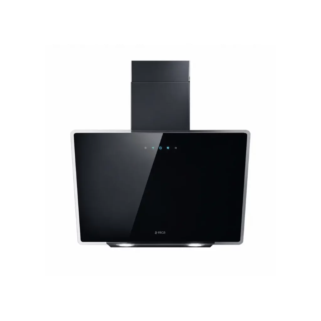 Elica 60cm Vertical Glass Extractor – Black – 10/SHIRE 60