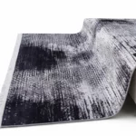 Modern Black and White Printed Rug - CPR2218